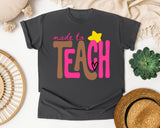 Made To Teach graphic tee in Pepper