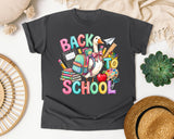 Back To School Goose Pastel graphic tee in Pepper
