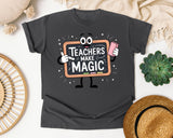 Teachers Make Magic graphic tee in Pepper