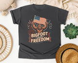 Bigfoot Freedom graphic tee in Pepper