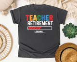 Teacher Retirement Loading graphic tee in Pepper