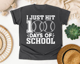I Just Hit 100 Days Of School graphic tee in Pepper