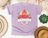 Orchid Comfort Colors t-shirt