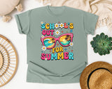 School's Out For Summer in Bay Comfort Colors 1717 tee
