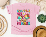 School's Out For Summer in Blossom Comfort Colors 1717 tee