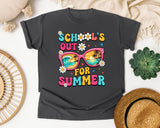 School's Out For Summer in Pepper Comfort Colors 1717 tee