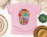 Happy First Day Of School in Blossom Comfort Colors 1717 tee