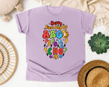 Happy First Day Of School in Orchid Comfort Colors 1717 tee