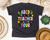 ABCD Teacher Tour in Graphite Comfort Colors 1717 tee