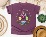 Happy First Day Of Kindergarten in Berry Comfort Colors 1717 tee