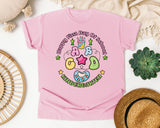 Happy First Day Of Kindergarten in Blossom Comfort Colors 1717 tee