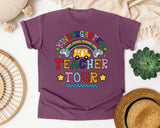 Kindergarten Teacher Tour in Berry Comfort Colors 1717 tee