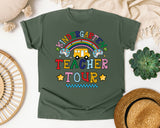 Kindergarten Teacher Tour in Moss Comfort Colors 1717 tee