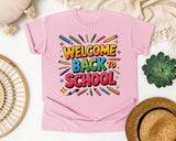 Welcome Back To School Pencils in Blossom Comfort Colors 1717 tee