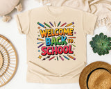 Welcome Back To School Pencils in Ivory Comfort Colors 1717 tee