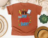 It's My First Day in Yam Comfort Colors 1717 tee