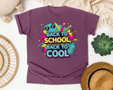 Back To School Back To Cool in Berry Comfort Colors 1717 tee