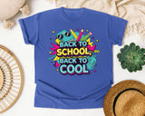 Back To School Back To Cool in Flo Blue Comfort Colors 1717 tee