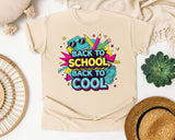 Back To School Back To Cool in Ivory Comfort Colors 1717 tee