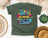 Back To School Back To Cool in Moss Comfort Colors 1717 tee