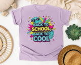 Back To School Back To Cool in Orchid Comfort Colors 1717 tee
