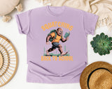Squatching Back To School in Orchid Comfort Colors 1717 tee
