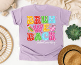 Bruh We Back School Secretary in Orchid Comfort Colors 1717 tee