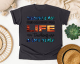 Teaching Is Not Preparation For Life in Graphite Comfort Colors 1717 tee