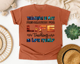 Teaching Is Not Preparation For Life in Yam Comfort Colors 1717 tee