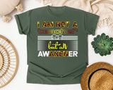 I Am Not A Teacher But An Awakener in Moss Comfort Colors 1717 tee