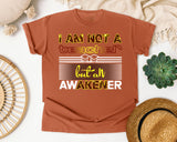 I Am Not A Teacher But An Awakener in Yam Comfort Colors 1717 tee