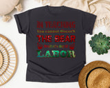 Teaching Is Labor Quote in Graphite Comfort Colors 1717 tee