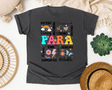 Para Appreciation Words in Pepper Comfort Colors 1717 tee
