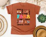 Para Appreciation Words in Yam Comfort Colors 1717 tee
