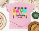 Bruh We Back Back To School in Blossom Comfort Colors 1717 tee