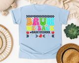 Bruh We Back Back To School in Chambray Comfort Colors 1717 tee