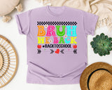 Bruh We Back Back To School in Orchid Comfort Colors 1717 tee