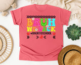 Bruh We Back Back To School in Watermelon Comfort Colors 1717 tee