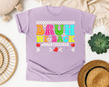 Bruh We Back Back To School Light Print in Orchid Comfort Colors 1717 tee