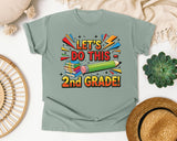 Let's Do This 2nd Grade in Bay Comfort Colors 1717 tee