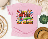 Let's Do This 2nd Grade in Blossom Comfort Colors 1717 tee
