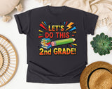 Let's Do This 2nd Grade in Graphite Comfort Colors 1717 tee
