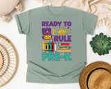Ready To Rule Pre-K in Bay Comfort Colors 1717 tee