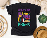 Ready To Rule Pre-K in Black Comfort Colors 1717 tee