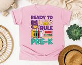 Ready To Rule Pre-K in Blossom Comfort Colors 1717 tee