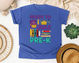 Ready To Rule Pre-K in Flo Blue Comfort Colors 1717 tee