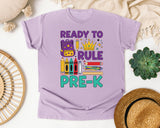 Ready To Rule Pre-K in Orchid Comfort Colors 1717 tee