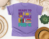 Ready To Rule Pre-K in Violet Comfort Colors 1717 tee