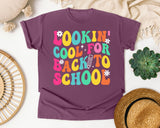 Lookin Cool For Back To School in Berry Comfort Colors 1717 tee