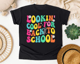 Lookin Cool For Back To School in Black Comfort Colors 1717 tee